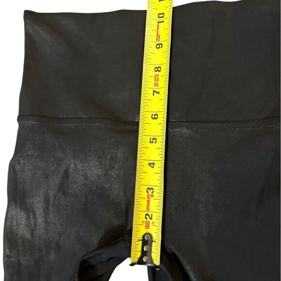 Spanx Faux Leather Leggings Womens Size Large In Black - Picture 6 of 8